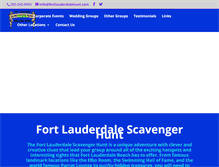 Tablet Screenshot of fortlauderdalehunt.com